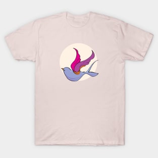 Swallow by moonlight T-Shirt